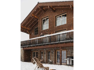 Haus hinten mit Garten