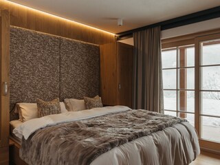 Saclafzimmer 4, Untergeschoß mit Zugang Garten