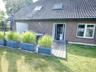 Blick auf die Terrasse