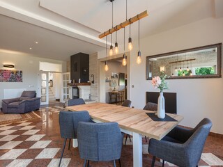 Spacious open plan dining area