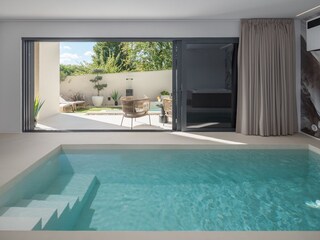 Indoor Pool in Villa Amoreta