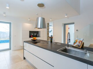 Modern kitchen in Villa in Buzet