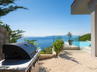 Gasgrill in der Villa Sea Level