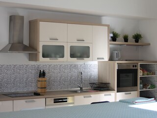 Voll ausgestattete Küche in Villa Val in Istrien