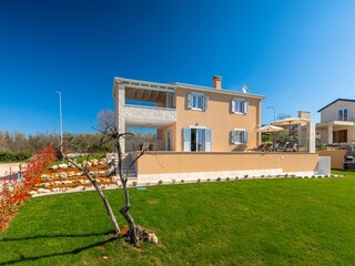 Garden of Villa Lisetta in Visnjan close to Porec