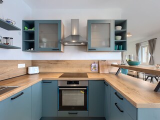 Fully equipped kitchen in villa