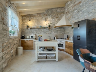 Fully equipped kitchen in Villa Onelia