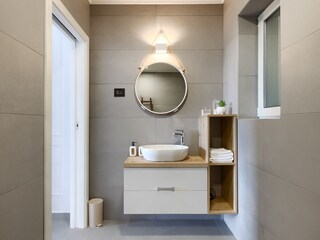 Ensuite Badezimmer in Ferienvilla in Kavrner Bucht