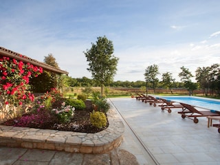 Villa with charming garden and pool in Istria