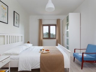 Bedroom with double bed in Istria