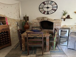 Essbereich in Casa Rupeni, Ferienhaus in Istrien