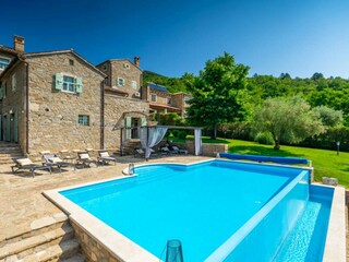 Rustikale Villa mit privatem Pool in Istrien
