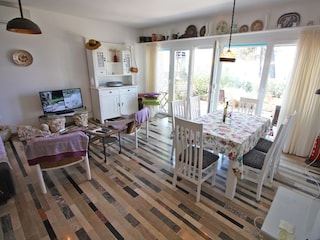 View to the sea from the living room
