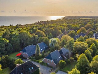 Den Kurpark und das Meer vor der Tür