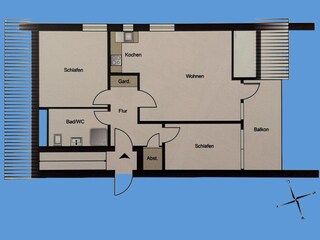 Wohnungsplan