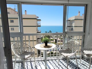 wunderschöne Aussicht vom Balkon