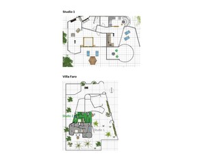 Grundriss Studio 1 = grau