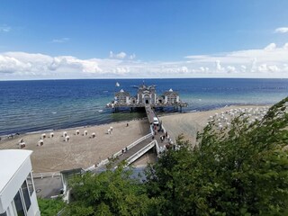 Seebrücke Sellin, ca 1700 m entfernt