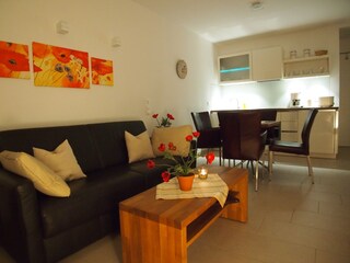 Wohnbereich mit Küche