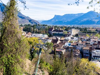 Blick auf Meran vom Tappeinerweg