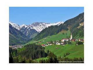 Blick nach Mittelberg