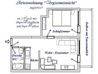 Appartement Lana Grondplan 27