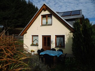 Ferienhaus im Herbst