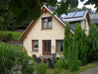 Ferienhaus im Sommer