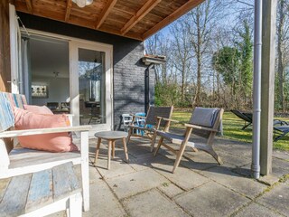 Die überdachte Terrasse