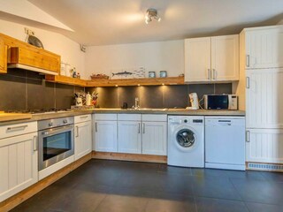 Die offene Küche mit allem Komfort