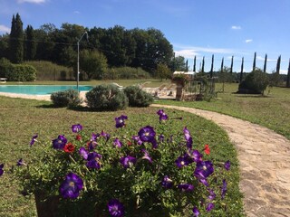 Entry to pool
