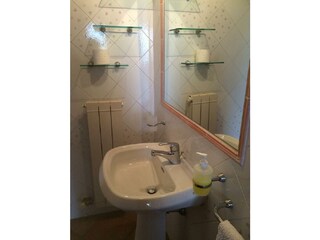 Bathrfoom with shower  on the groundfloor