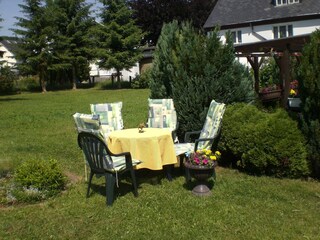 Sitzecke im Garten
