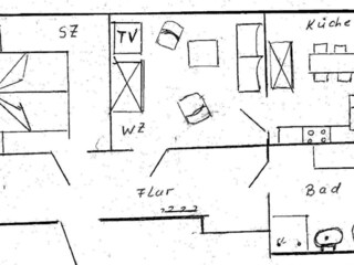 Grundriss der Fewo