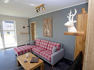 Wohnbereich - Fewo Bergsicht****