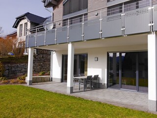 Terrassse mit Garten - Fewo Bergsicht****