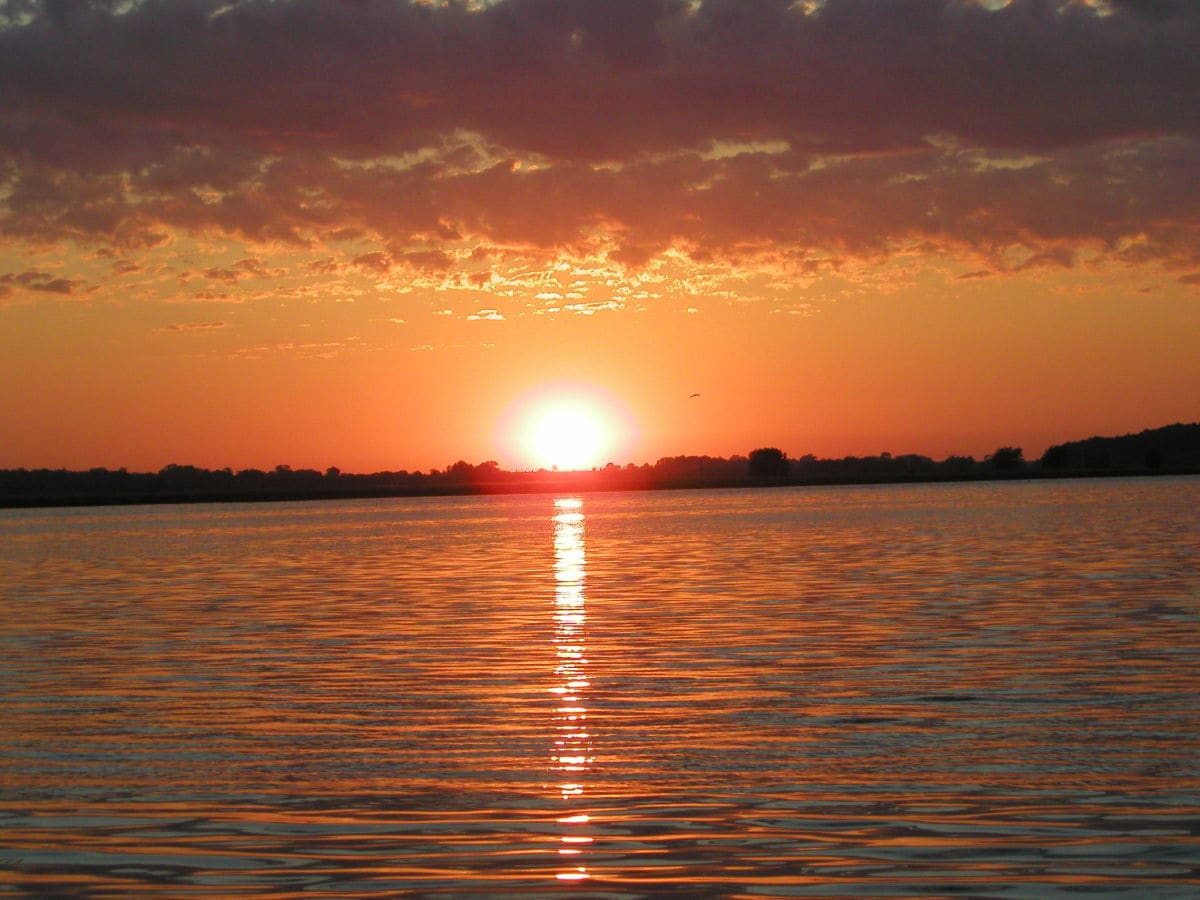 Sonnenuntergang in Ziemitz