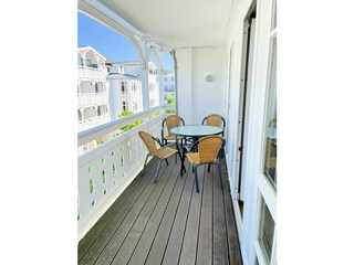 Balkon am Wohn- und Esszimmer