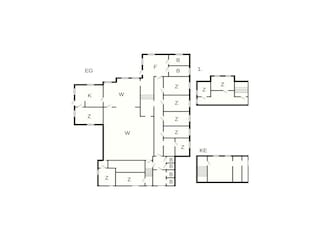 Casa de vacaciones Skærbæk Plano de planta 2