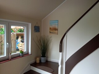 Treppenaufgang zum Schlafbereich