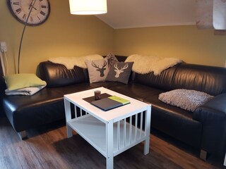 Wohnbereich mit gemütlicher Sitzecke