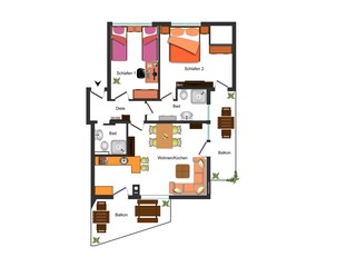 Appartement de vacances Bolsterlang Plan d'étage 27