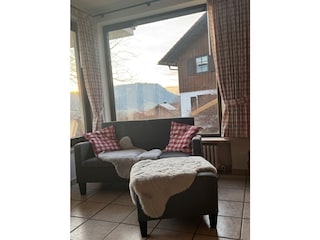 Fernsehsofa mit Schemell