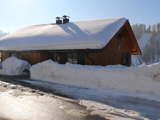 Winter-Straßenansicht
