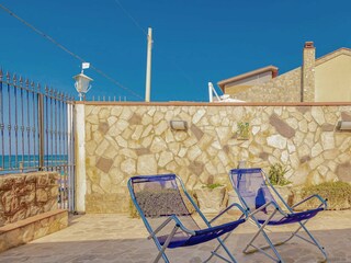 Sunny terrace with sea view and peace