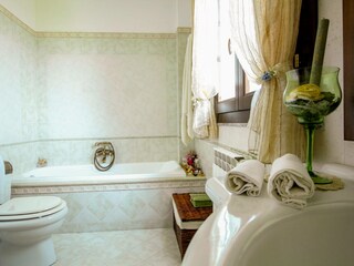 Elegantes Bad mit Badewanne und Bidet