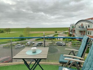 Balkon mit Nordseeblick