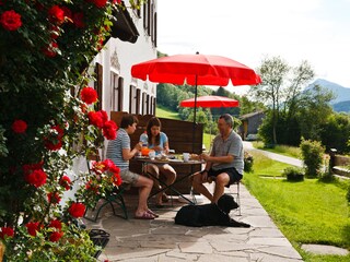 eigene Terrasse mit Ausblick