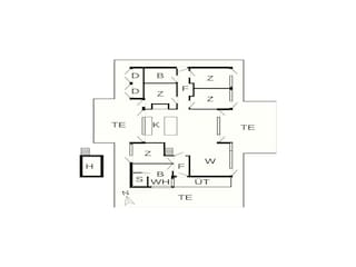 Casa per le vacanze Spodsbjerg Pianta del piano 57