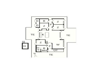 Vakantiehuis Spodsbjerg Grondplan 18